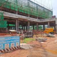 Work progresses on La General Hospital project despite reports of workers being laid off for lack of funds